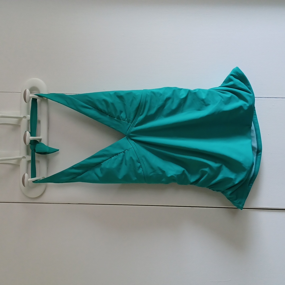 Athleta Shirrendipity halter tank tankini top small